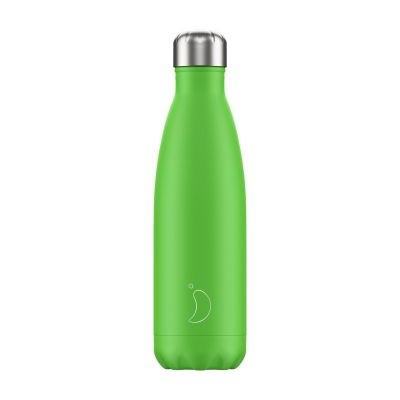 chillys-neon-green-insulated-bottle