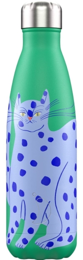 agathe-singer-blue-cat-insulated-bottle-500ml