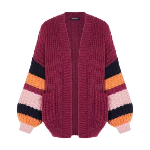 allie-stripe-sleeved-chunky-cardigan-berry-large