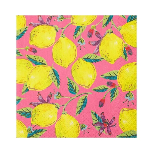 boho-pink-lemon-napkins
