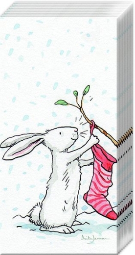 charming-snow-rabbits-pocket-tissues