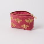 dusky-pink-bee-velvet-coin-purse