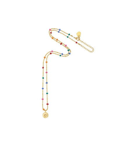 estella-bartlett-cz-pendant-rainbow-beaded-necklace-gold