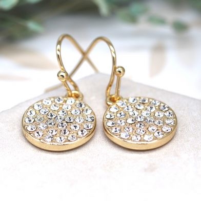 faux-gold-plated-cz-crystal-disc-earrings