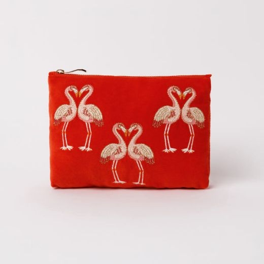flamingo-velvet-makeup-bag-cherry-tomato-velvet