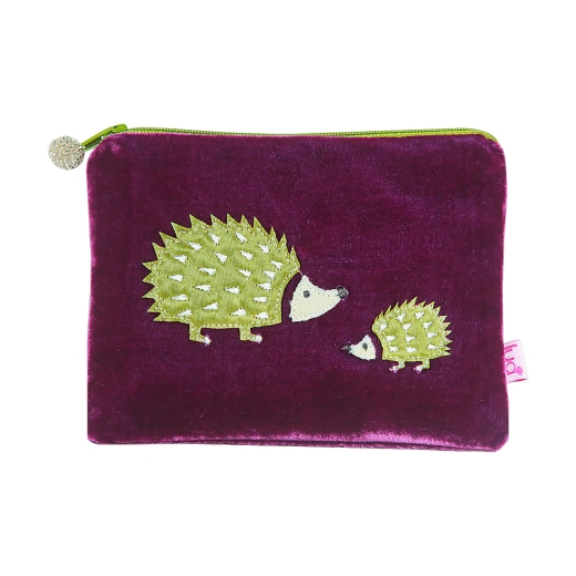 hedgehogs-purse-velvet