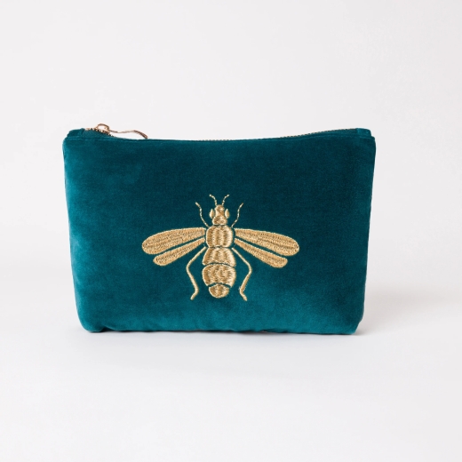 honey-bee-mini-pouch-rich-bluevelvet