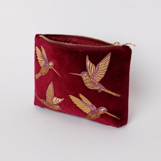 hummingbird-ruby-velvet-makeup-bag