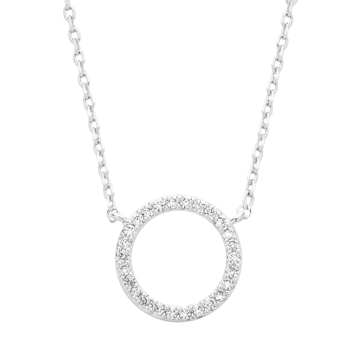large-pave-set-circle-cz-necklace-silver-plated