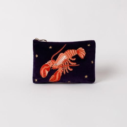 lobster-makeup-bag-velvet-indigo