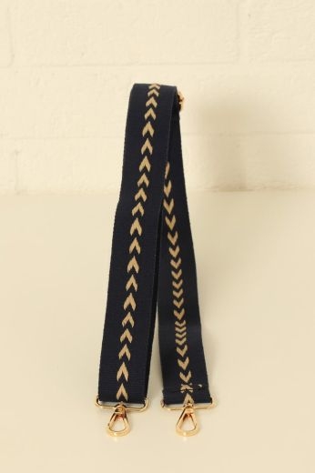 navy-camel-arrow-print-bag-strap