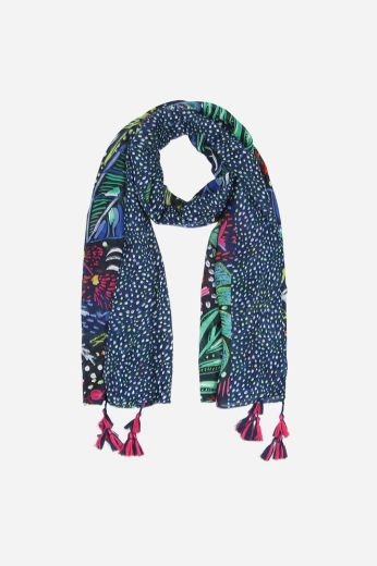 navy-green-bright-tropical-jungle-scarf