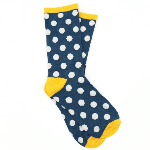 navy-yellow-bamboo-socks-with-polkadots-lurex
