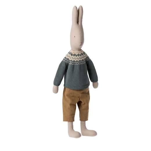 rabbit-size-5-pants-and-knitted-sweater