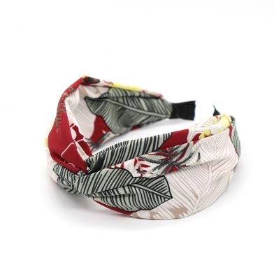 red-fabric-headband-with-pretty-botanical-print