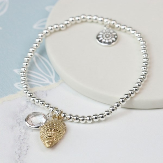 silver-plated-bracelet-with-golden-shell-crystal