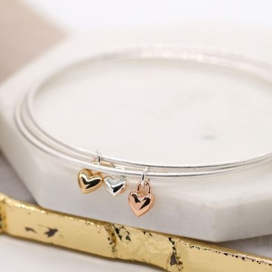 silver-plated-triple-fine-bangle-set-with-mixed-metallic-hearts