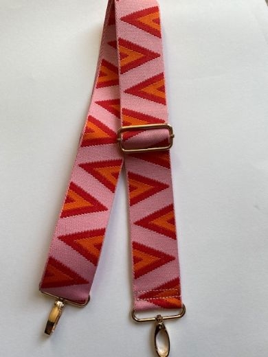 strap-pink-orange-aztec